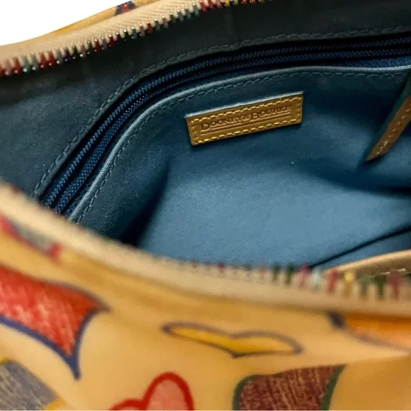 Dooney & Bourke Multicolor Heart Print Women's Bag - Picture 3 of 11